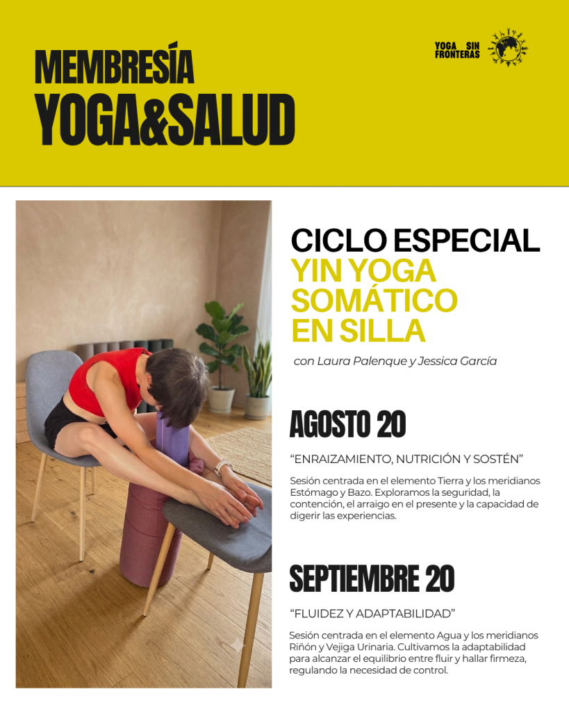 Ciclo yin yoga en silla 1