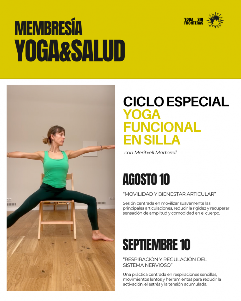 Ciclo yoga funcional en silla 1